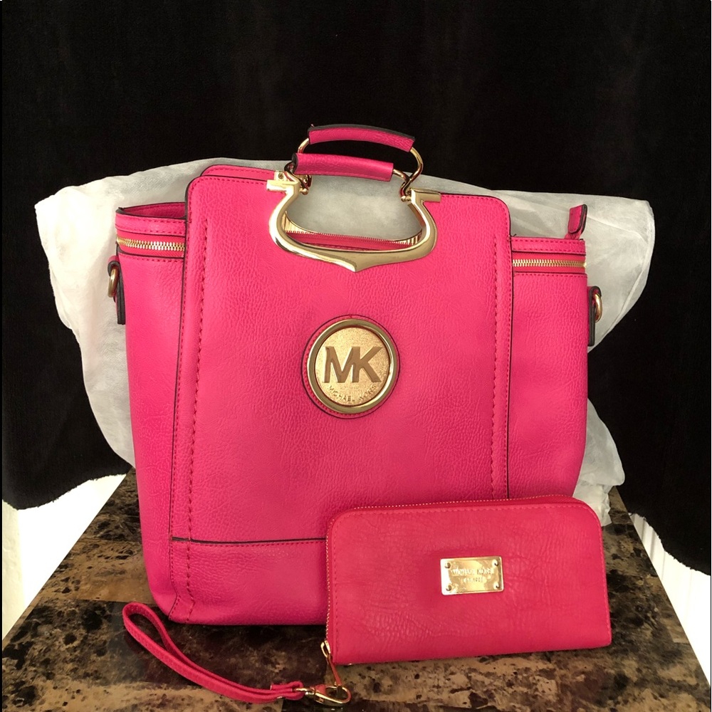 Michael Kora handbag with wallet